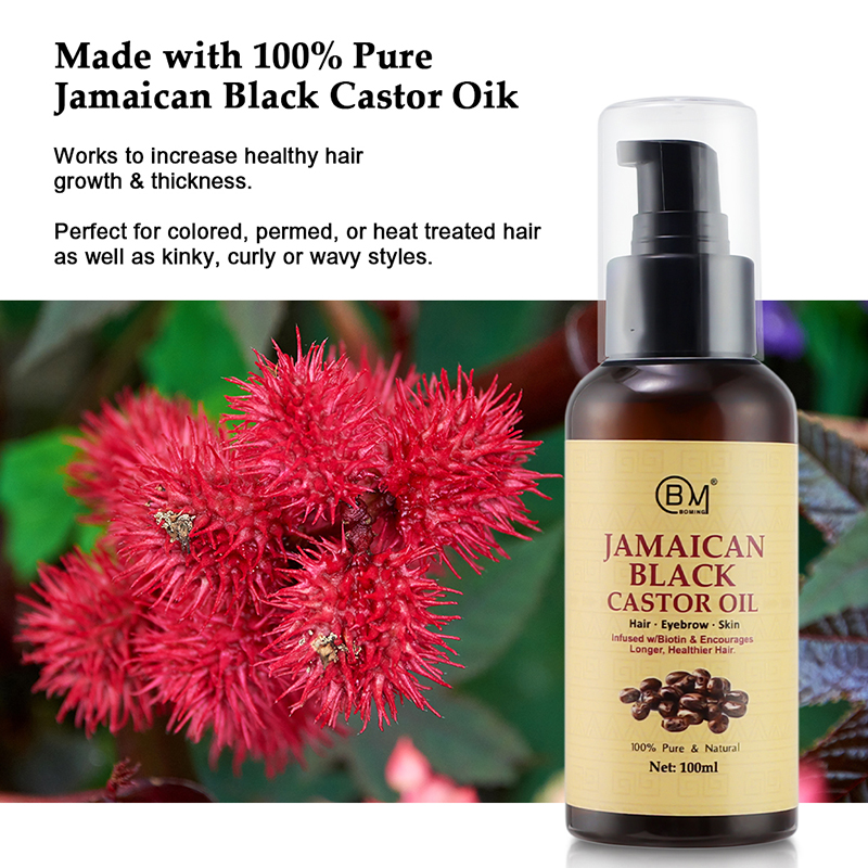 OEM factory hair growth jamaican black castor oil 