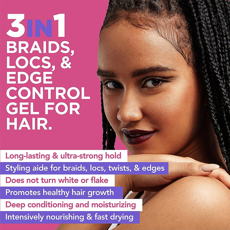 24 Hour Strong Hold Vegan Edge Control for Hair