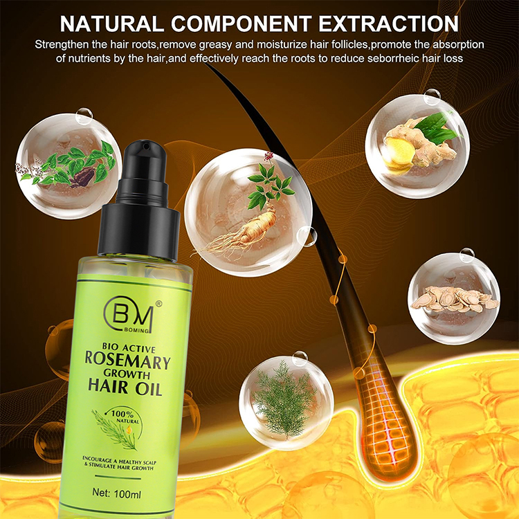 Oem Scalp Treatment Organic Rosemary Oil for Hair Growth