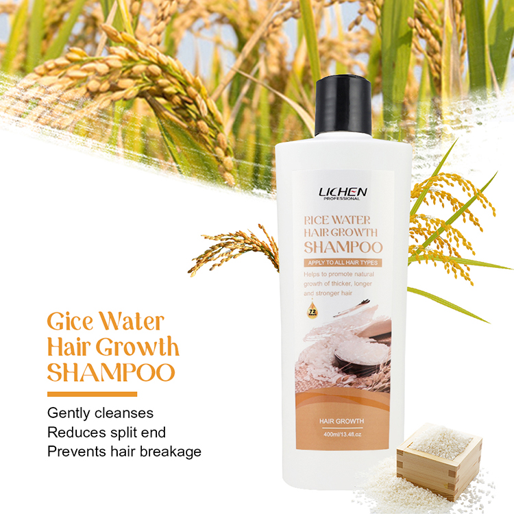 Custom Hair Growth Shampoo Rice Water Shampoo for Hair Loss