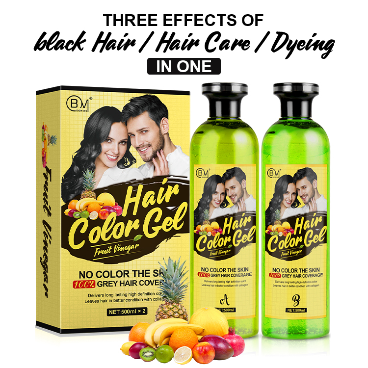 Salon Professional Hair Dye Permanent Natural Hair Color for Men