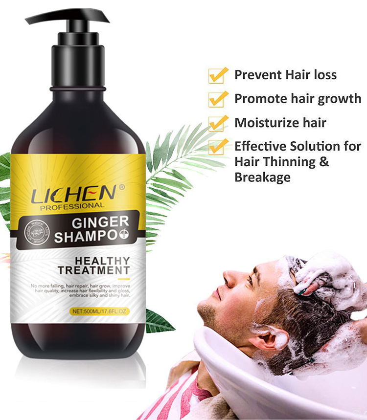 sulphate and paraben free dandruff treatment anti hair fall control shampoo for thinning hair
