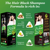 Manufacturer Directly long lasting instant natural black hair colour shampoo for men women